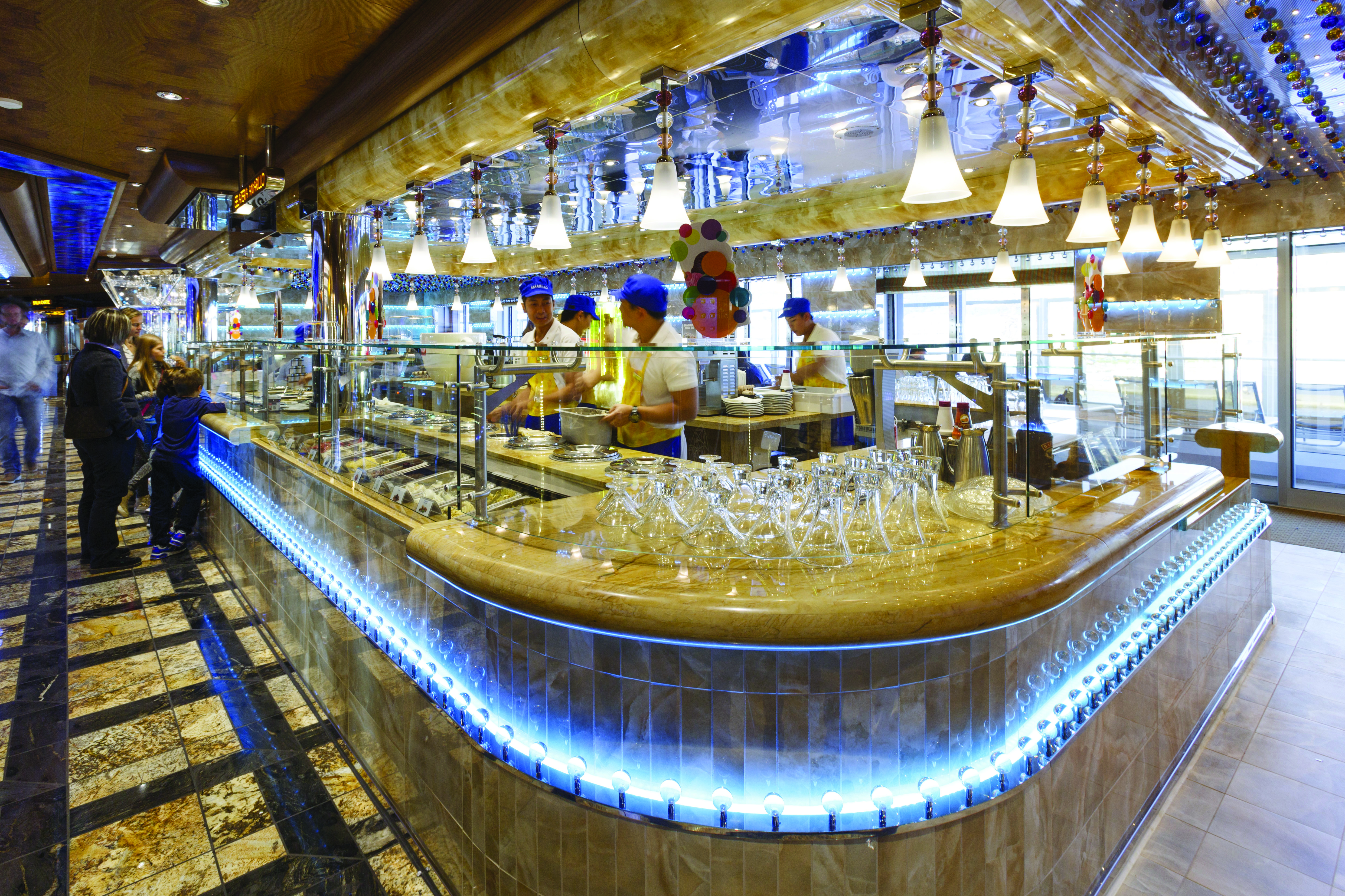 Costa Cruises Costa Diadema Interior Gelateria Amarillo Bar.jpg