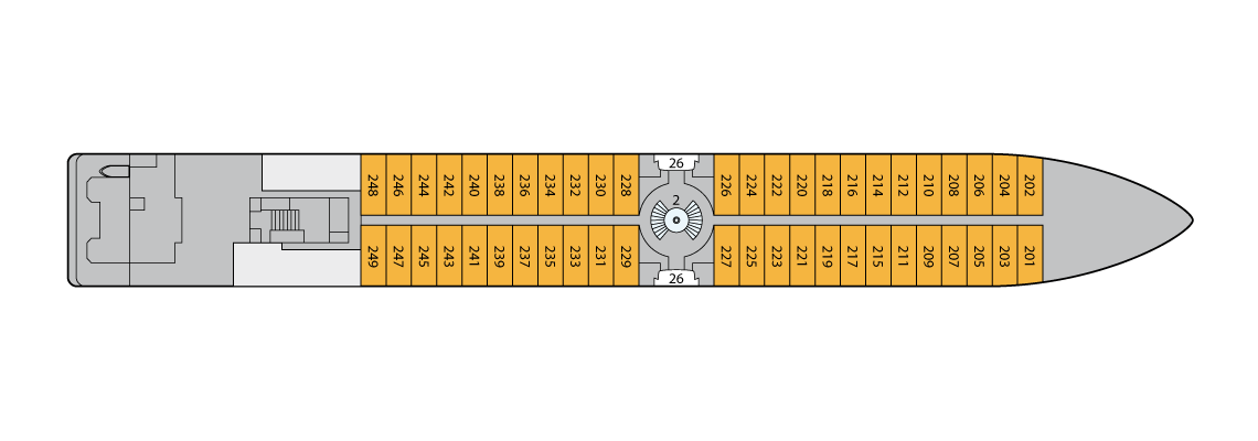 A-ROSA BELLA A-ROSA DONNA A-ROSA MIA A-ROSA RIVA Deck Plans Deck 2.png