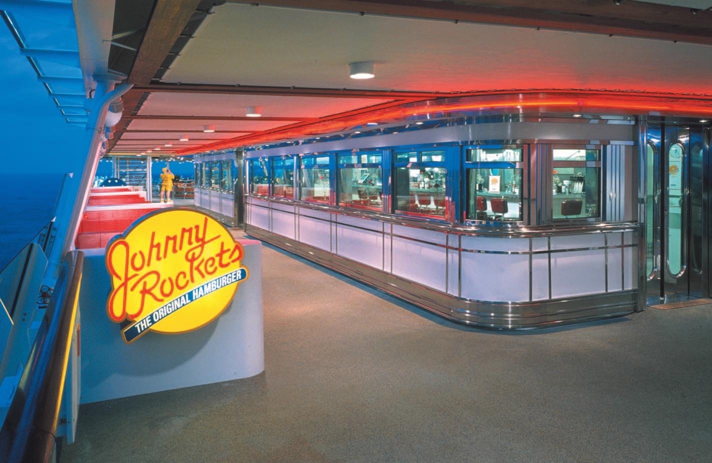 Royal Caribbean International Voyager of the Seas Exterior Johnny Rockets.jpg