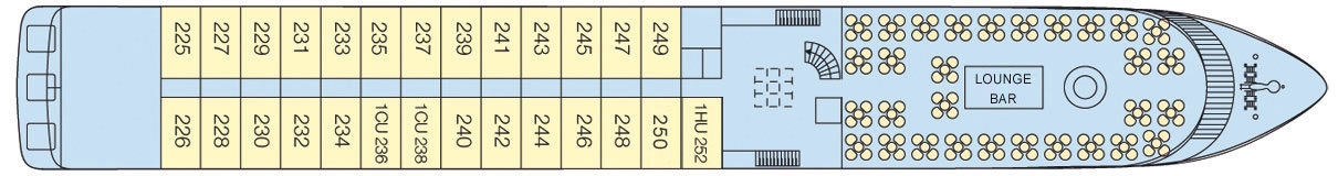 CroisiEurope La Belle de Cadix Deck Plans Middle Deck.jpg