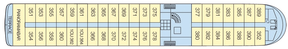 CroisiEurope La Belle de Cadix Deck Plans Upper Deck.jpg