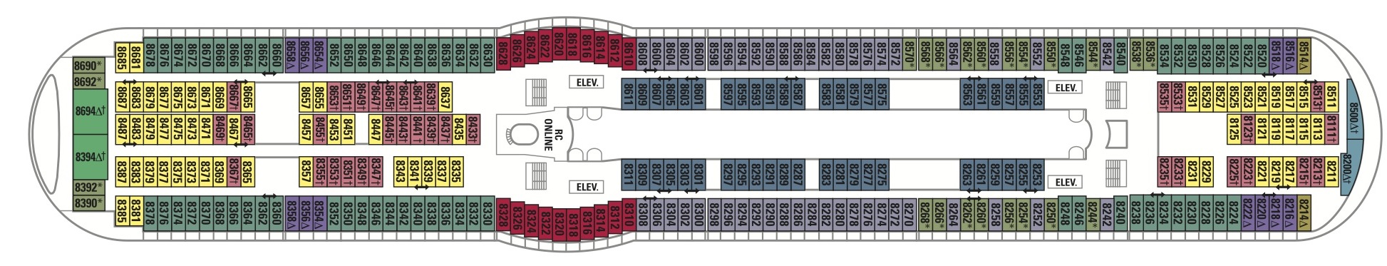 Royal Caribbean International Mariner of the Seas Deckplans Deck 8.jpg