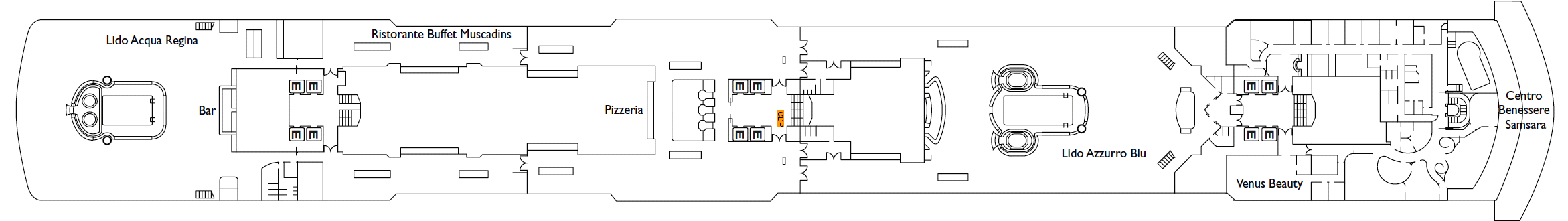 Costa Cruises Costa Deliziosa Deck Plans Orchidea.png