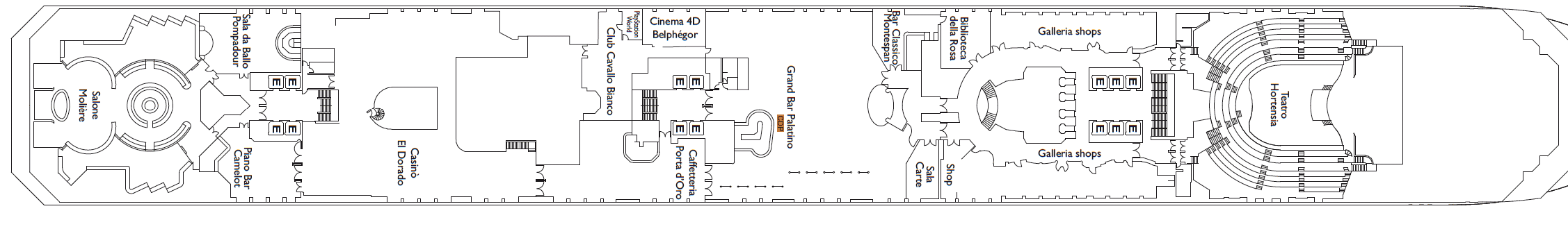 Costa Cruises Costa Favolosa Deck Plans Tivoli.png