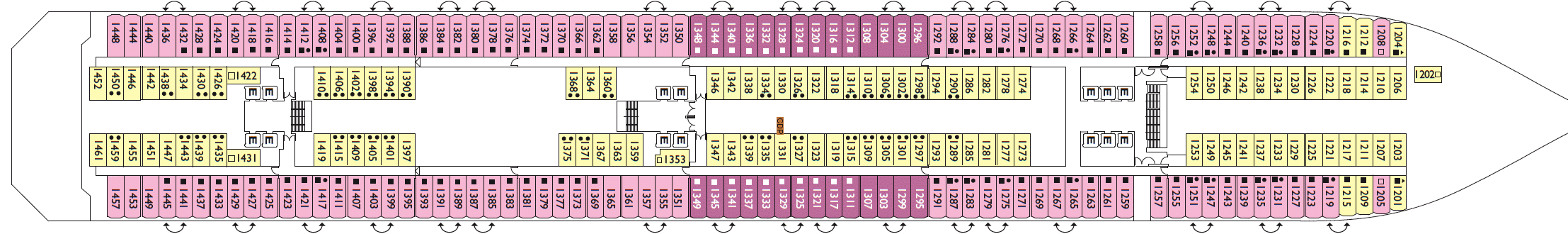 Costa Cruises Costa Favolosa Deck Plans Babilonia.png