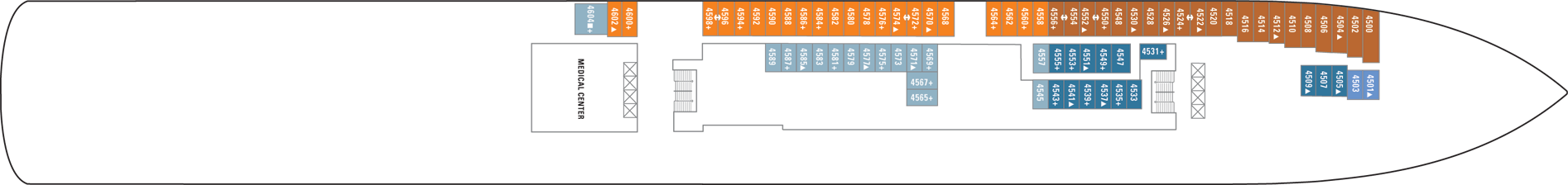Norwegian Cruise Line Norwegian Jewel Deck Plans Deck 4.png