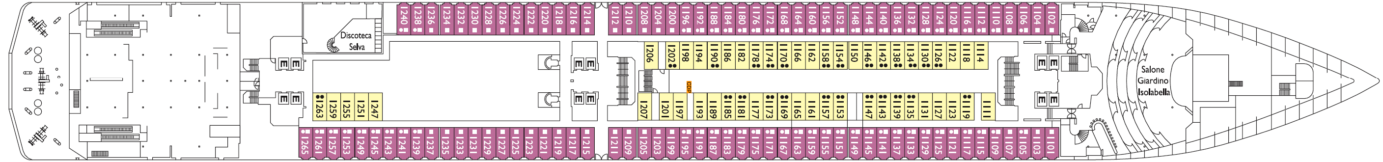 Costa Cruises Costa Mediterranea Deck Plans Circe.png