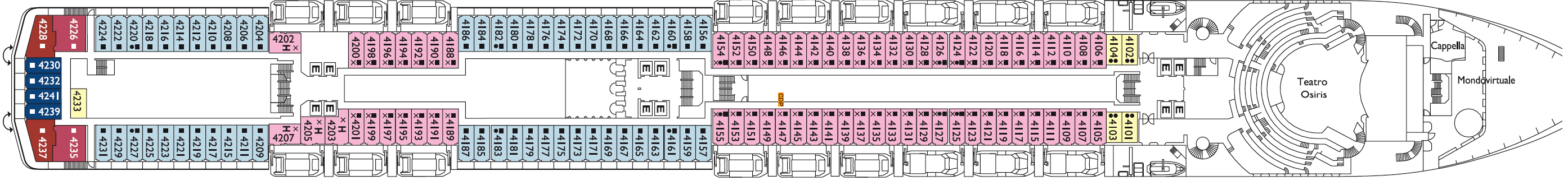 Costa Cruises Costa Mediterranea Deck Plans Teseo.png