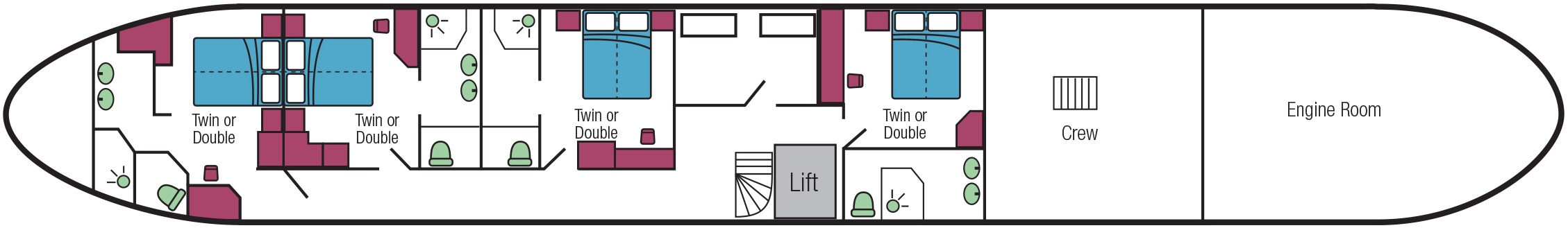European Waterways La Nouvelle Etoile Deckplans Lower Deck.jpg