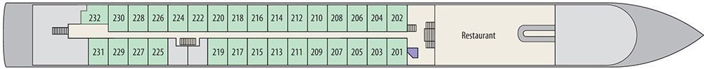 Riviera Travel MS Charles Dickens Deck Plans Middle Deck.jpg