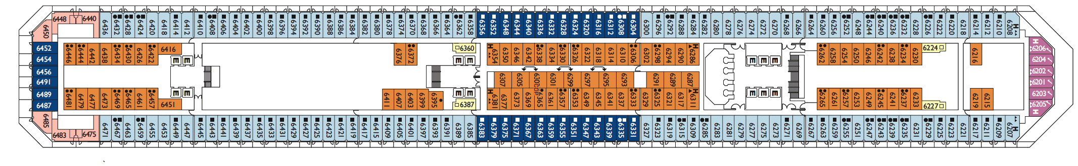 Costa Cruises Costa Pacifica Deck Plans Boheme.png