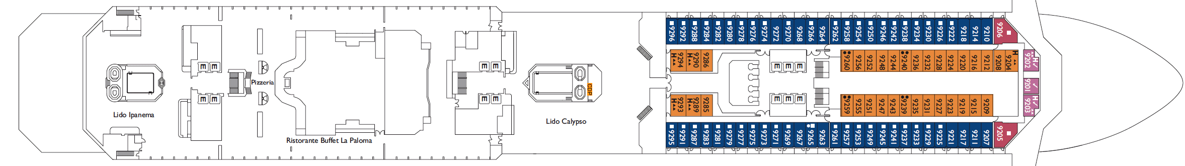 Costa Cruises Costa Pacifica Deck Plans Azzuro.png
