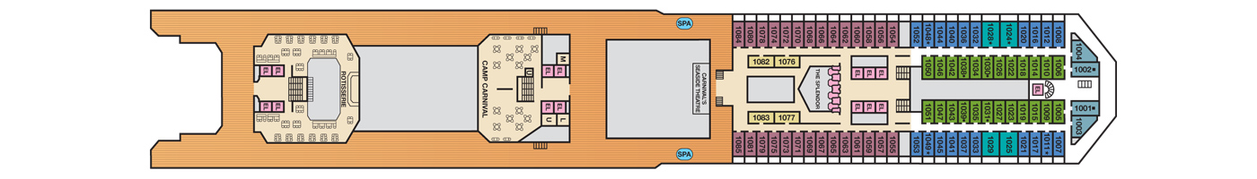 Carnival Cruise Lines Carnival Splendor Deck Plans Deck 10 jpg.jpg