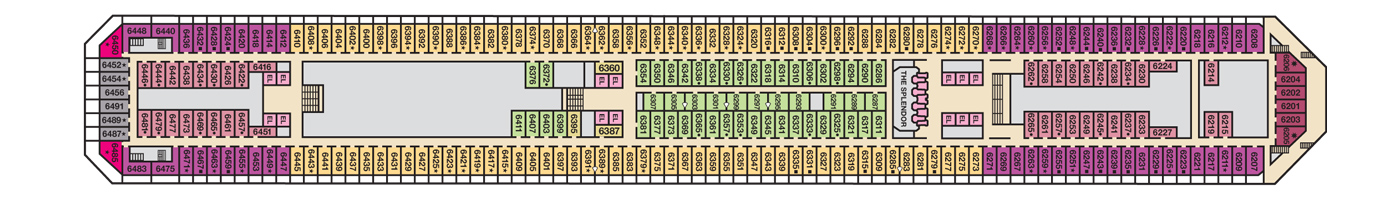Carnival Cruise Lines Carnival Splendor Deck Plans Deck 6 jpg.jpg