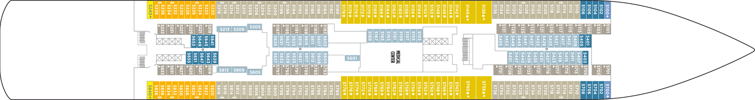 Norwegian Cruise Line Norwegian Breakaway Deck Plans Deck 5.png