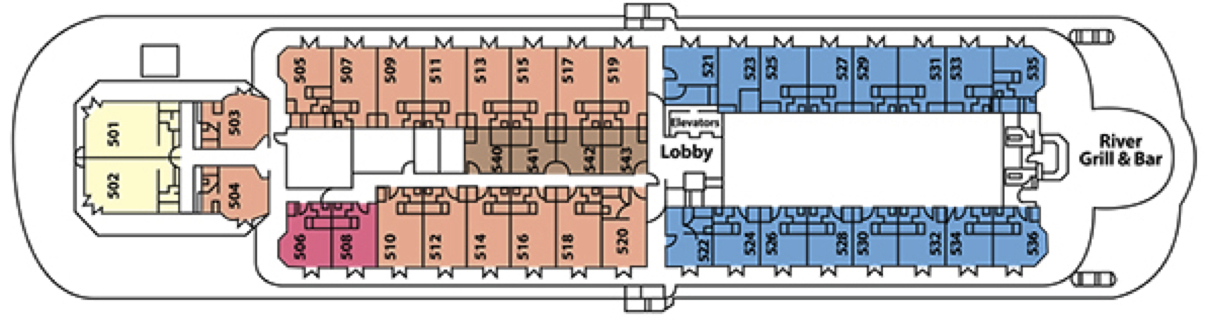American Queen Steamboat Company American Queen Deck Plans Promenade Deck.jpeg