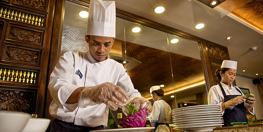 Avalon Waterways Avalon Siem Reap Interior Dining Room Chef 2.jpg