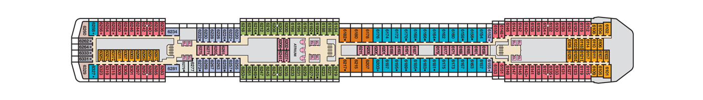 Carnival Cruise Lines Carnival Pride Deck Plans Deck 6 jpg.jpg