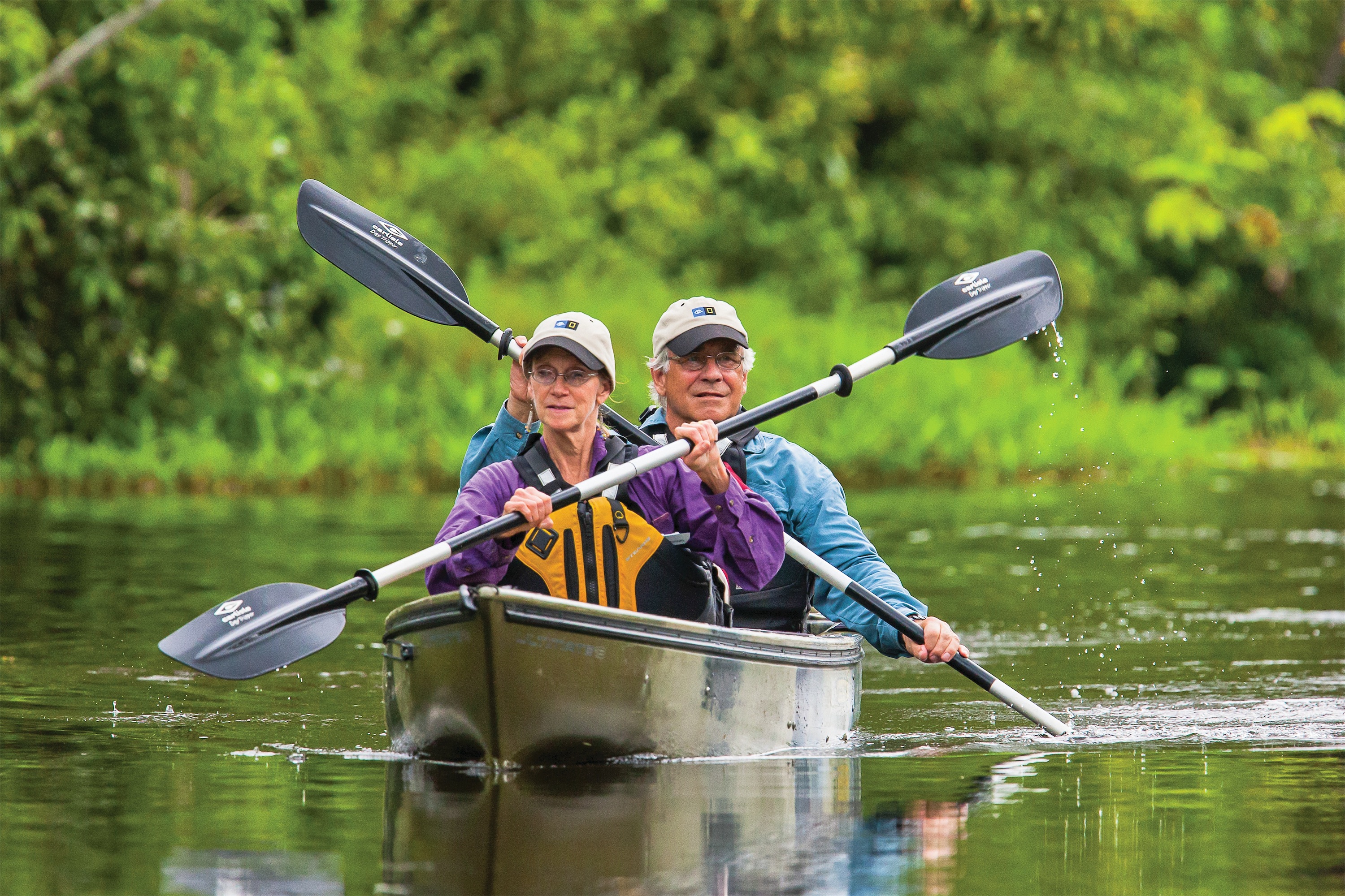 Lindblad Expeditions Delfin II Exterior Kayaking on the Amazon River.jpg