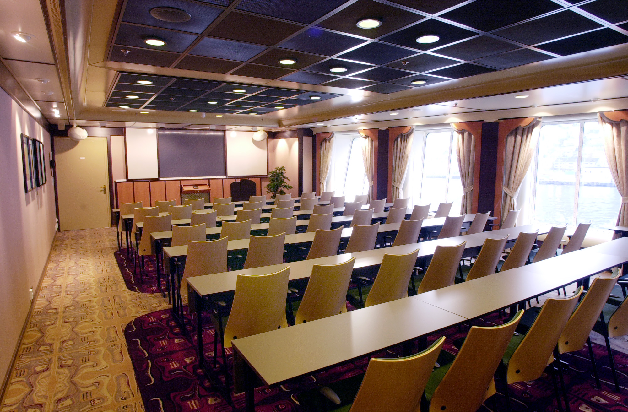 Hurtigruten Cruise Lines MS Finnmarken Interior Lecture Room.jpg