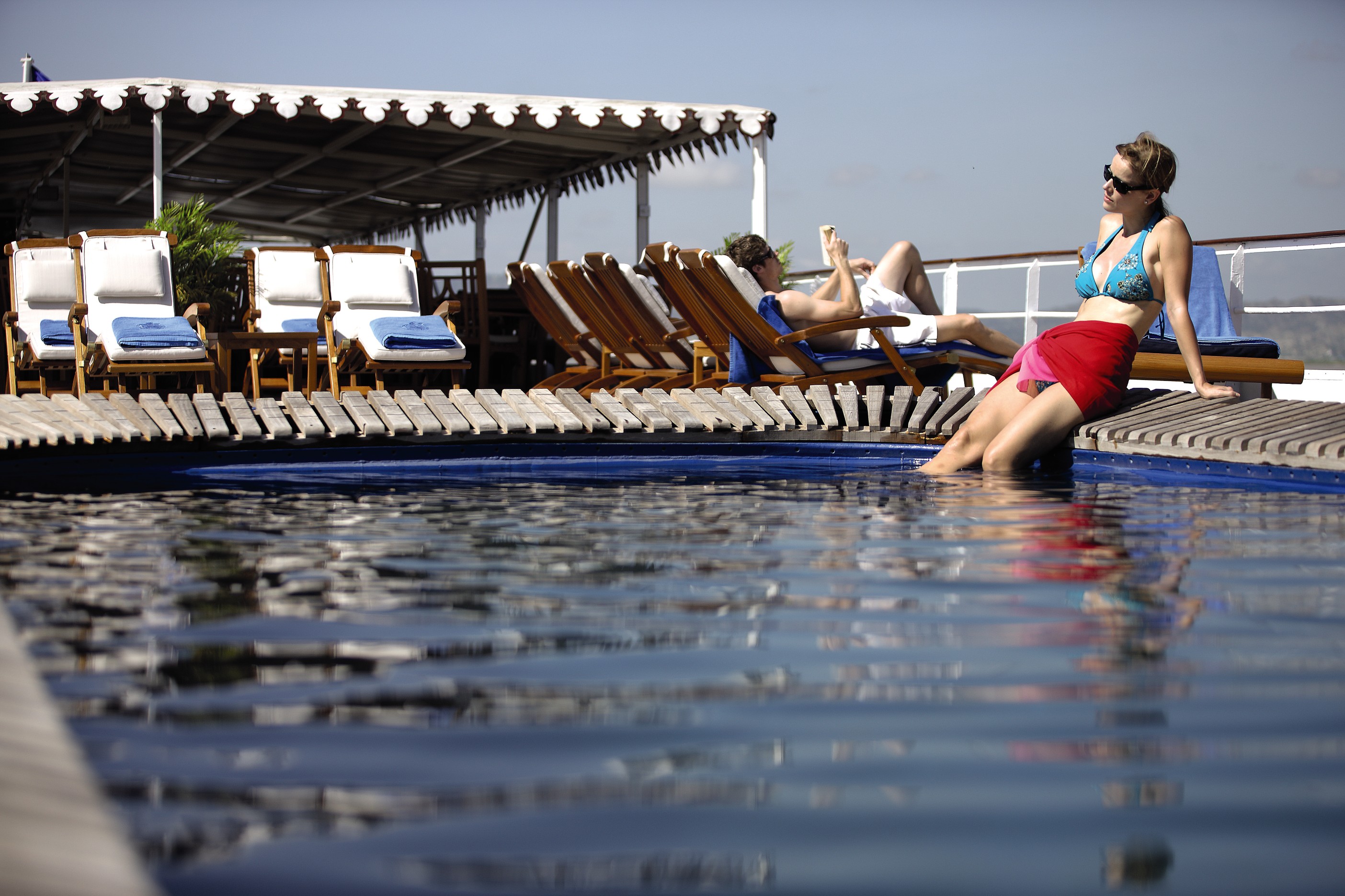 Belmond River Cruises Road to Mandalay Exterior Pool 08.jpg