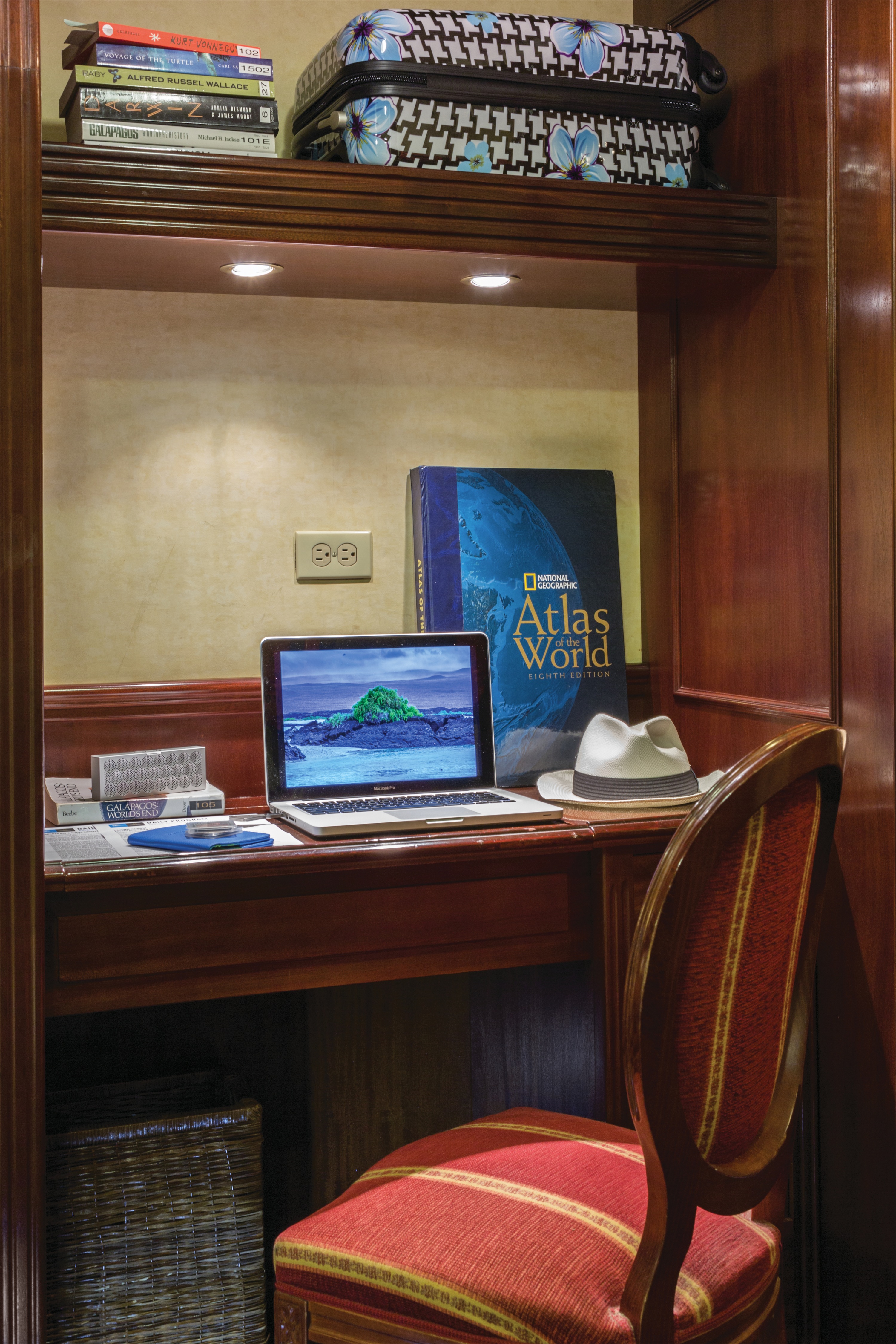Lindblad Expeditions National Geographic Islander Accommodation Category 3 Desk.jpg