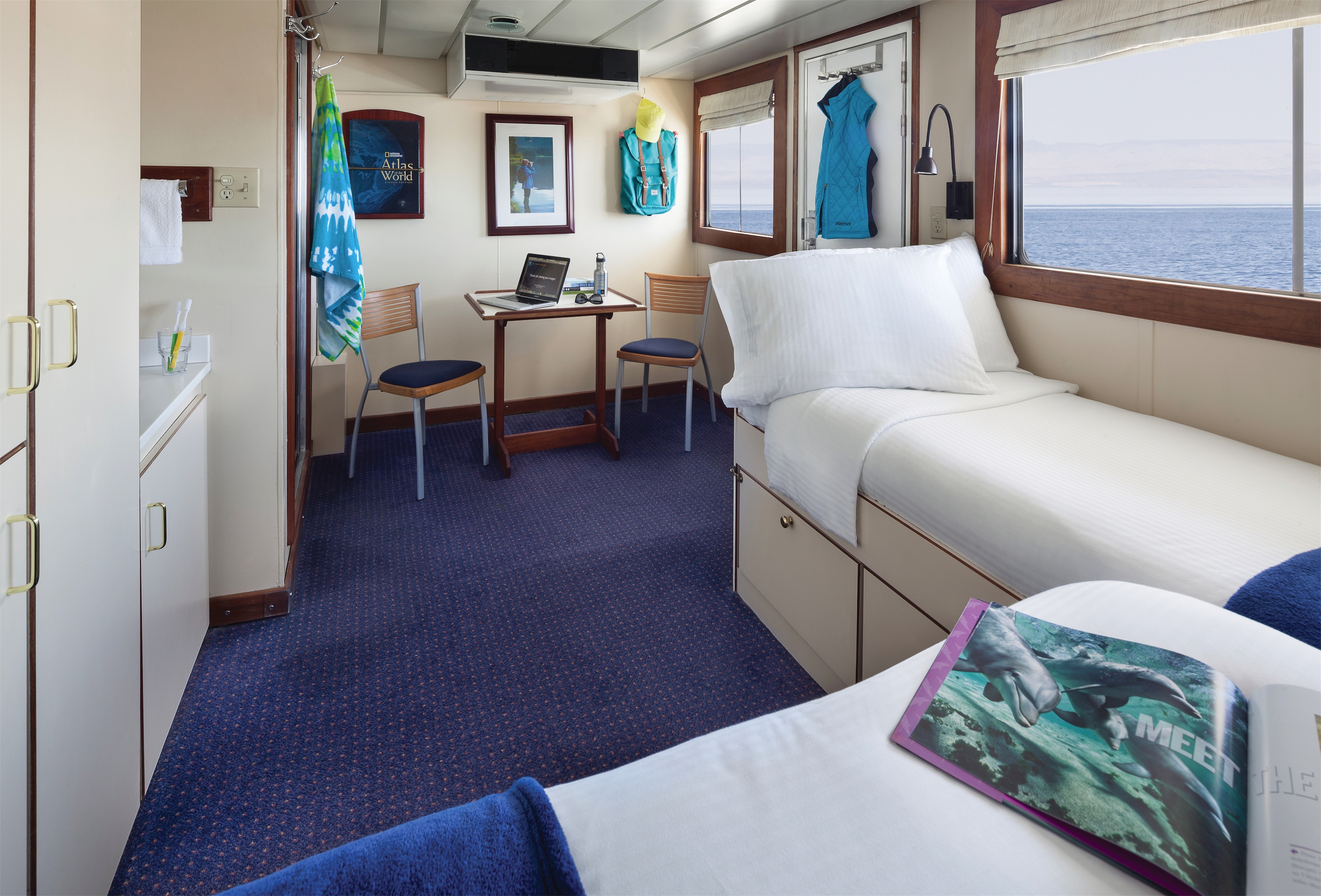 Lindblad Expeditions National Geographic Sea Bird & National Geographic Sea Lion Accommodation Category 3 Twins 2.jpg
