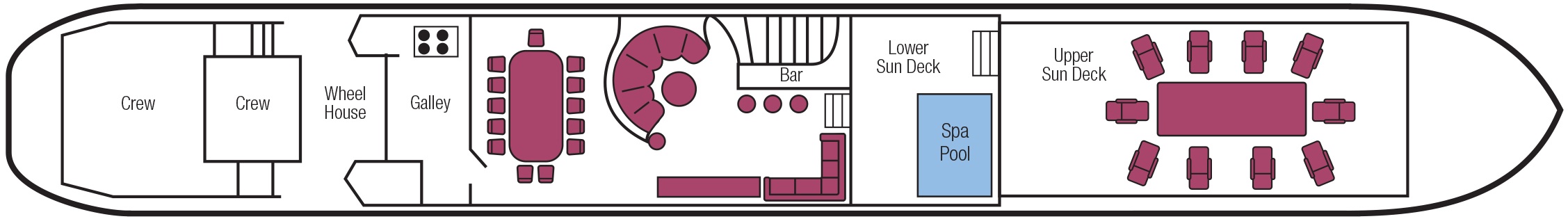 European Waterways La Belle Epoque Deckplans Upper Deck.jpg