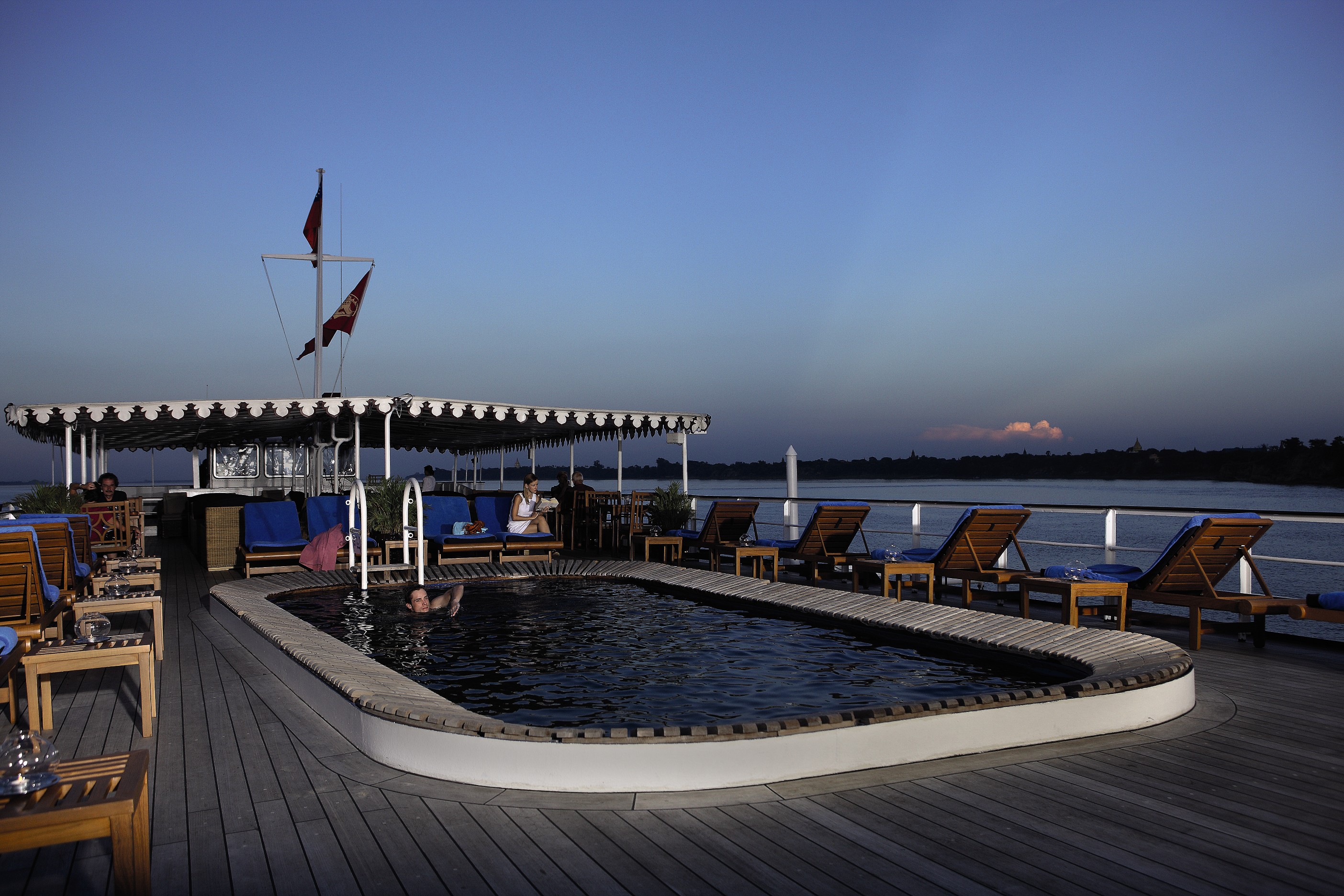 Belmond River Cruises Road to Mandalay Exterior Pool 05.jpg