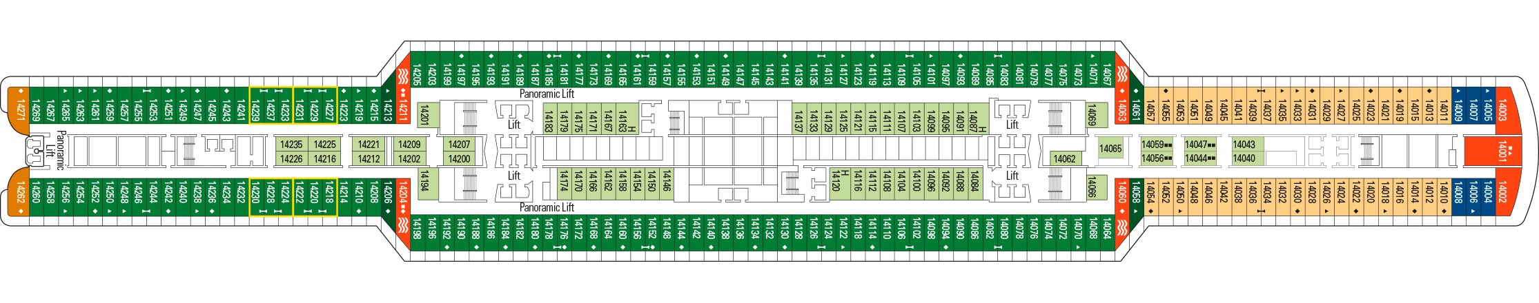 MSC Cruises MSC Seaview Deckplans Deck 14.jpg