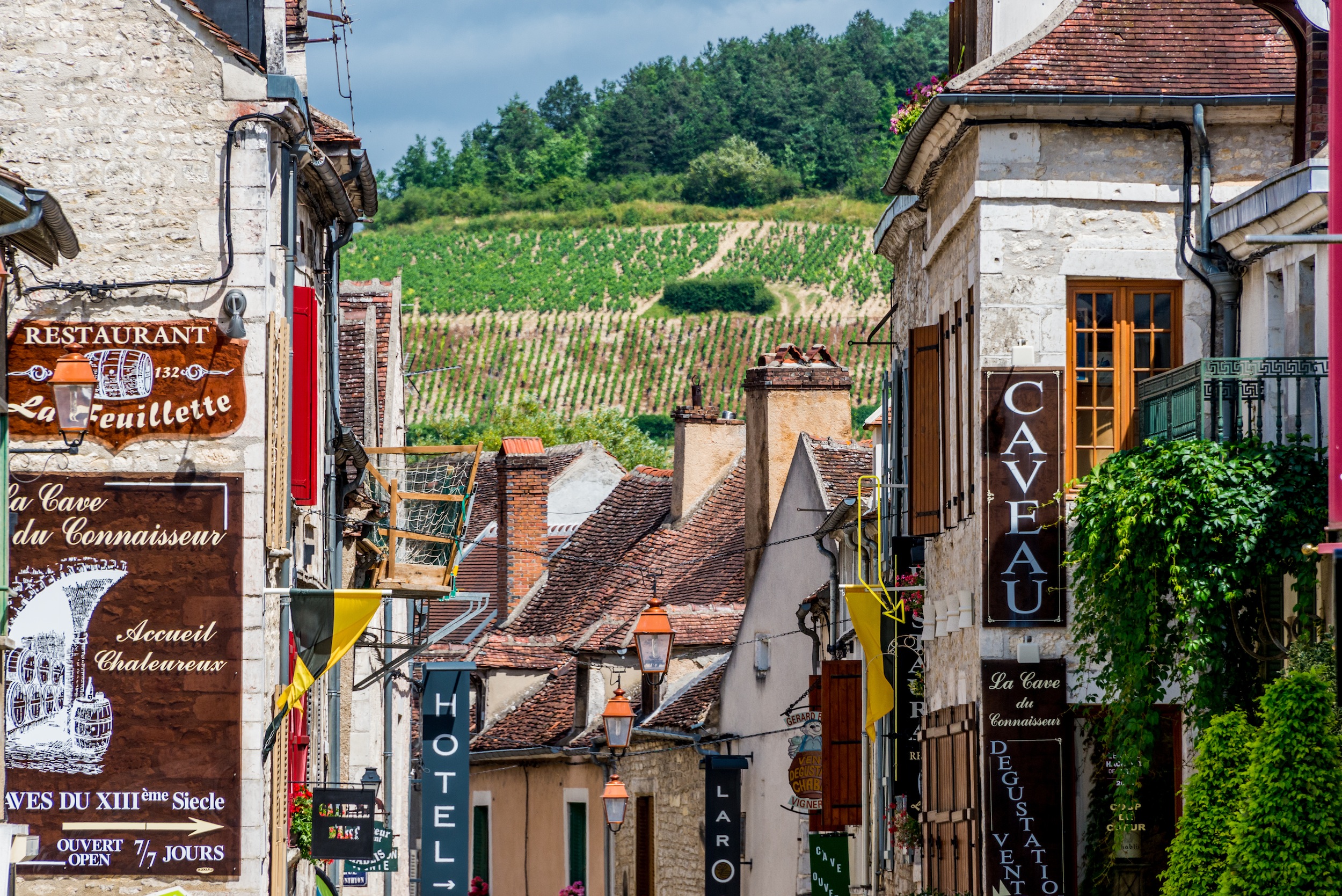 European Waterways L'Art de Vivre Destinations Chablis Streets with Vineyards.jpg