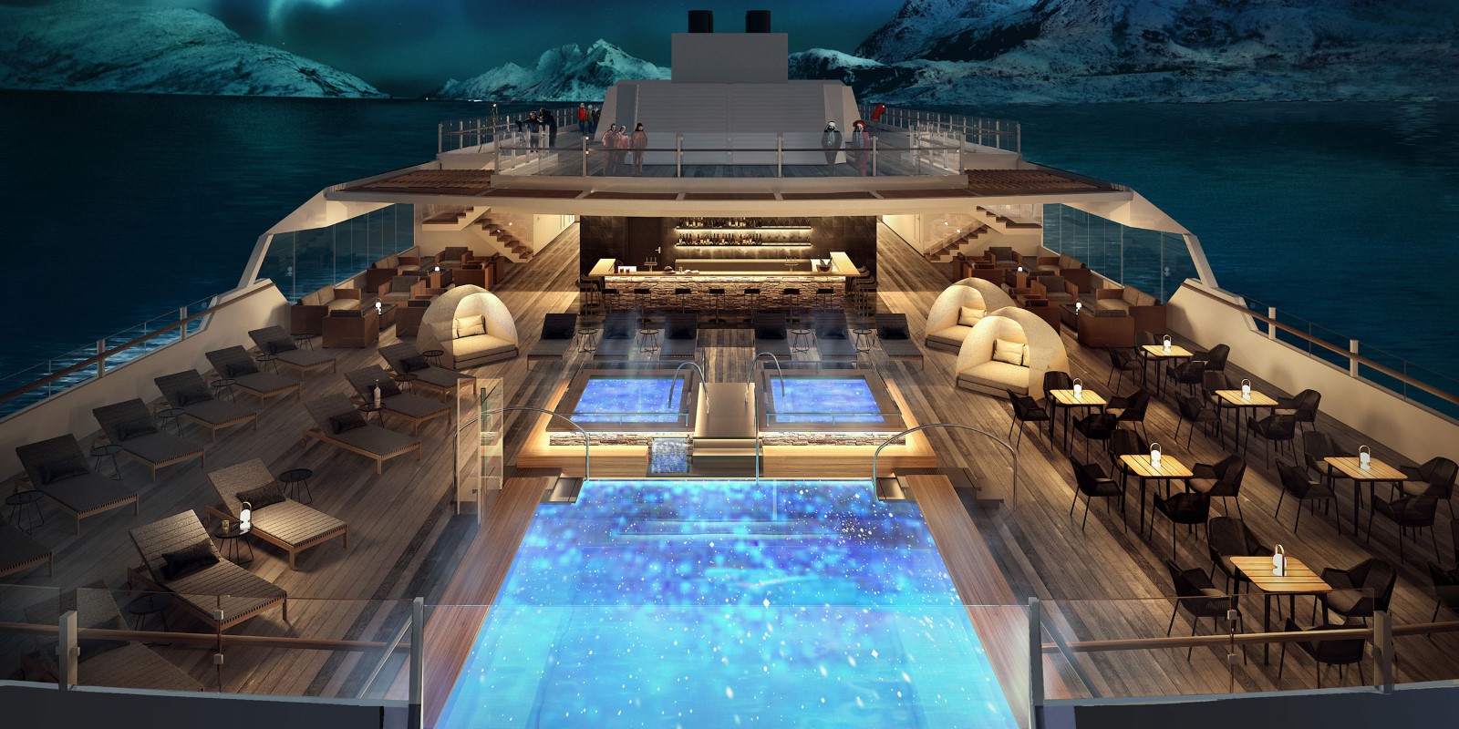 Hurtigruten MS Roald Amundsen Exterior Pool Night.jpg