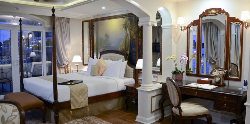 Noble Caledonia RV Mekong Princess Accommodation Angkor Suite 1.jpg