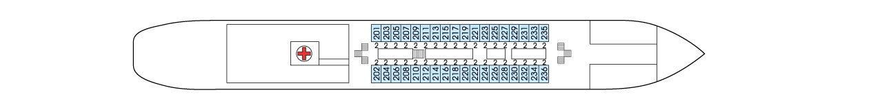 CroisiEurope Georgy Chicherin Deck Plans Middle Deck.jpg