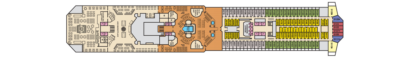 Carnival Cruise Lines Carnival Sunshine Deck Plans Deck 9 jpg.jpg
