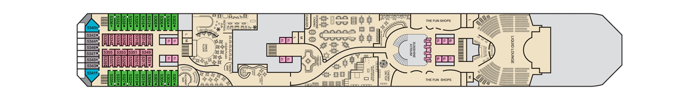 Carnival Cruise Lines Carnival Sunshine Deck Plans Deck 5.jpg