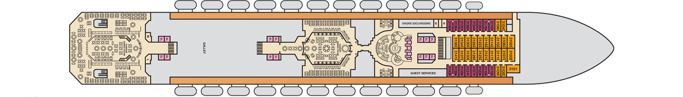 Carnival Cruise Lines Carnival Sunshine Deck Plans Deck 3 jpg.jpg