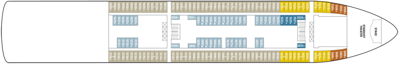 Norwegian Cruise Line Norwegian Dawn Deck Plans Deck 5.png