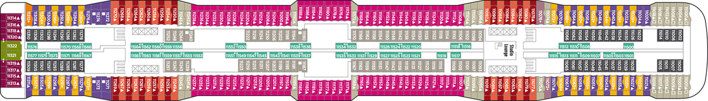 Norwegian Cruise Line Norewegian Epic Deck Plans Deck 11.png