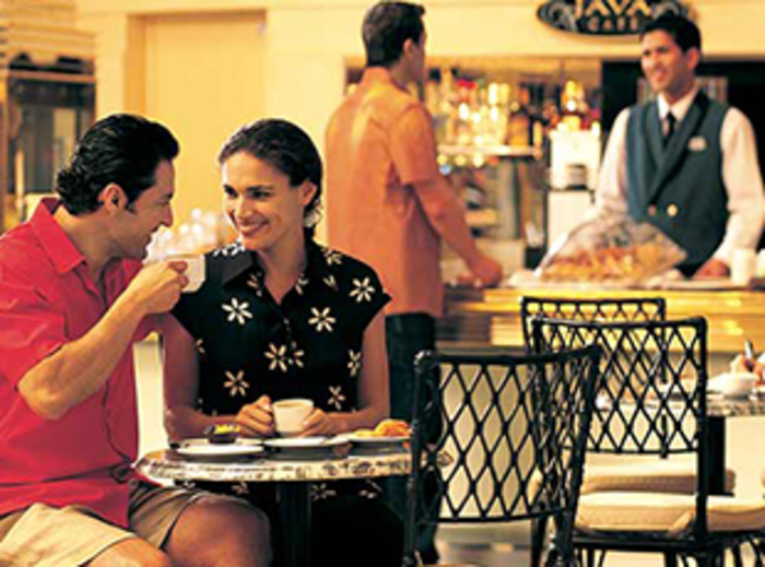 Norwegian Cruise Line Norwegian Dawn Interior Cafe at the Atrium.jpg