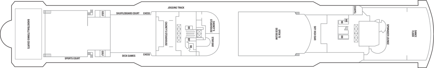 Norwegian Cruise Line Norwegian Jewel Deck Plans Deck 13.png
