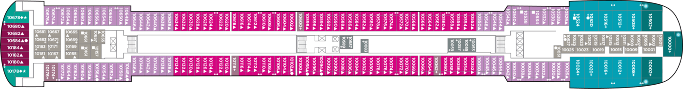 Norwegian Cruise Line Pride of America Deck Plans Deck 10.png