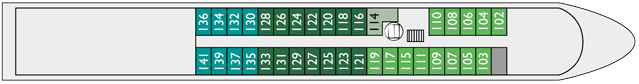 Nicko Cruises MS Douro Cruiser Deck Plans Main Deck.png