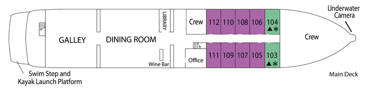 UnCruise Safari Endeavour Deck Plans Main Deck.png