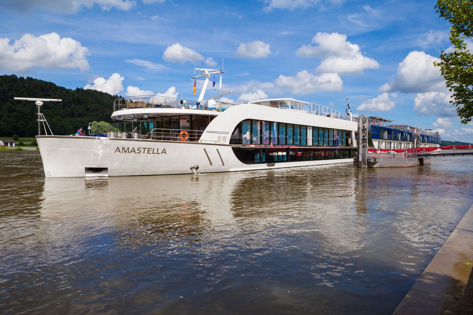 A photo of the AmaStella cruise ship
