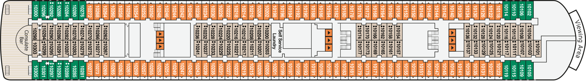 Deck 10 - Consulate Deck