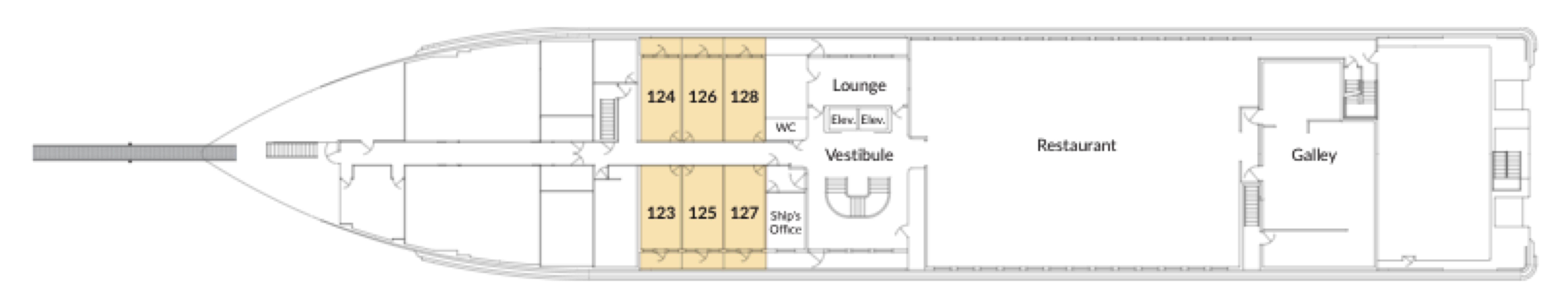 Main Deck deck plan