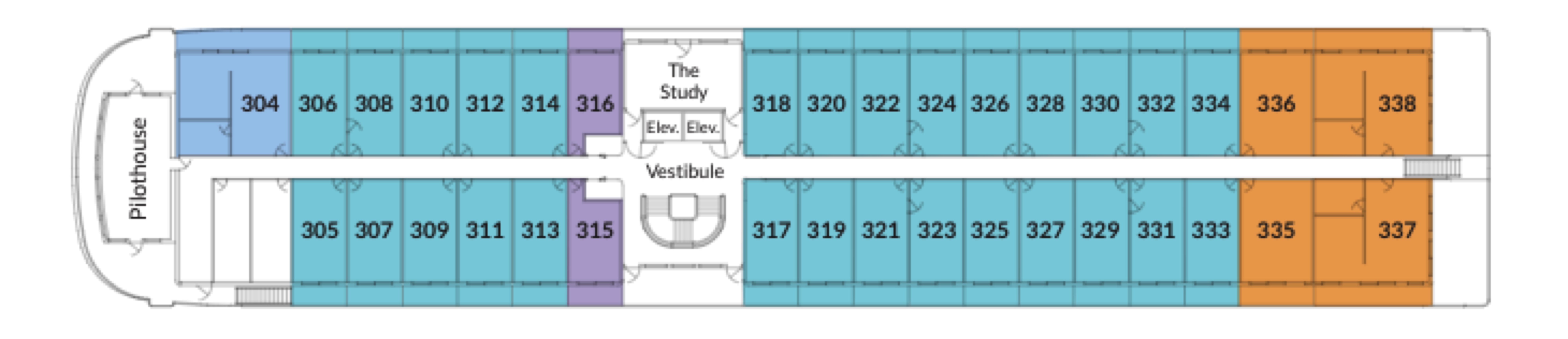 Deck 3 deck plan