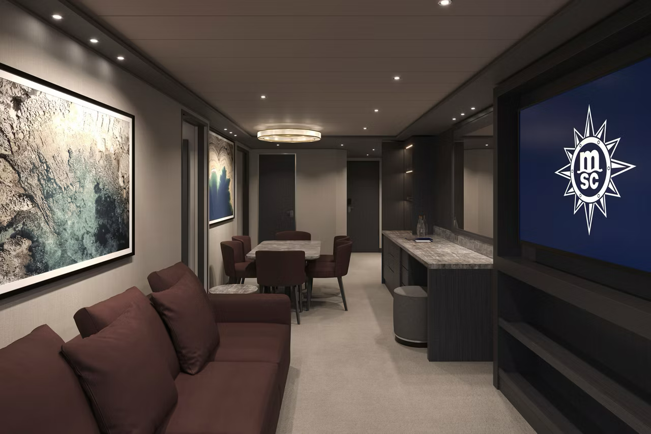 MSC Yacht Club Royal Suite With Whirlpool Bath Suite